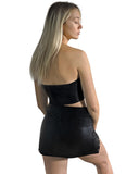 Laurel Lace-Up Mini Skirt